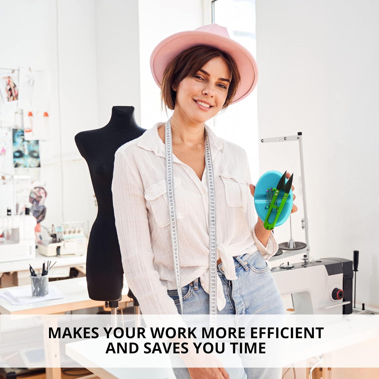 3 Almohadillas Magnéticas para Alfileres de Costura YARRD 10x7 cm