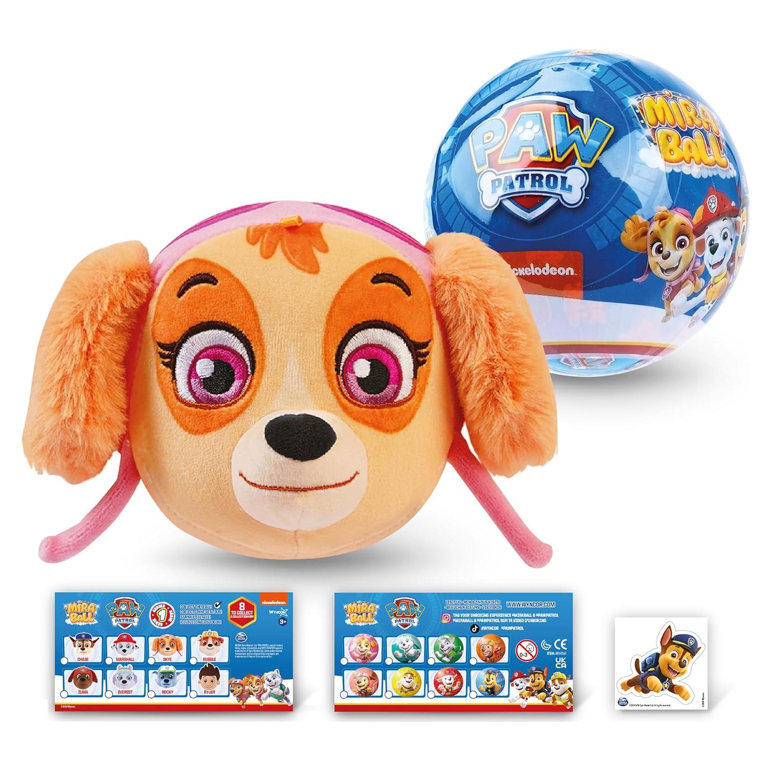 Paw Patrol Plush Expandible Coleccionable 4 Sorpresas