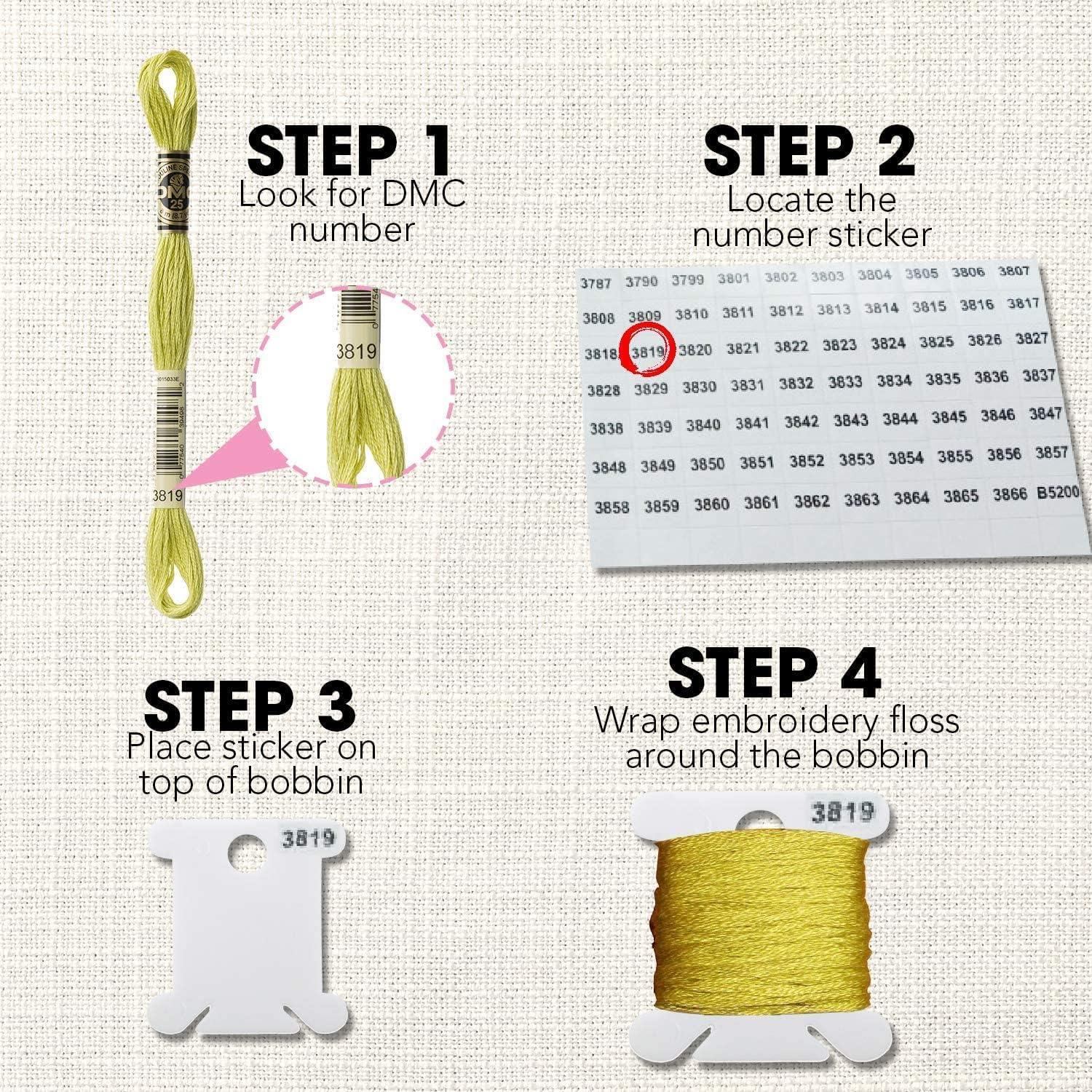 Organizador de Hilo de Bordado Epesl con 24 Compartimentos