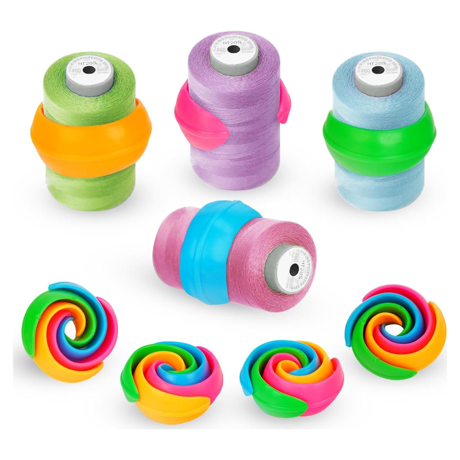 20 Organizadores de Bobinas Taefuwr - Clips para Hilo de Costura