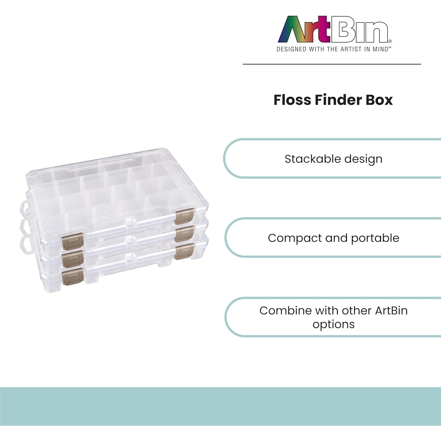 Caja Floss Finder ArtBin - Organizador de Costura 27.3x18.7cm