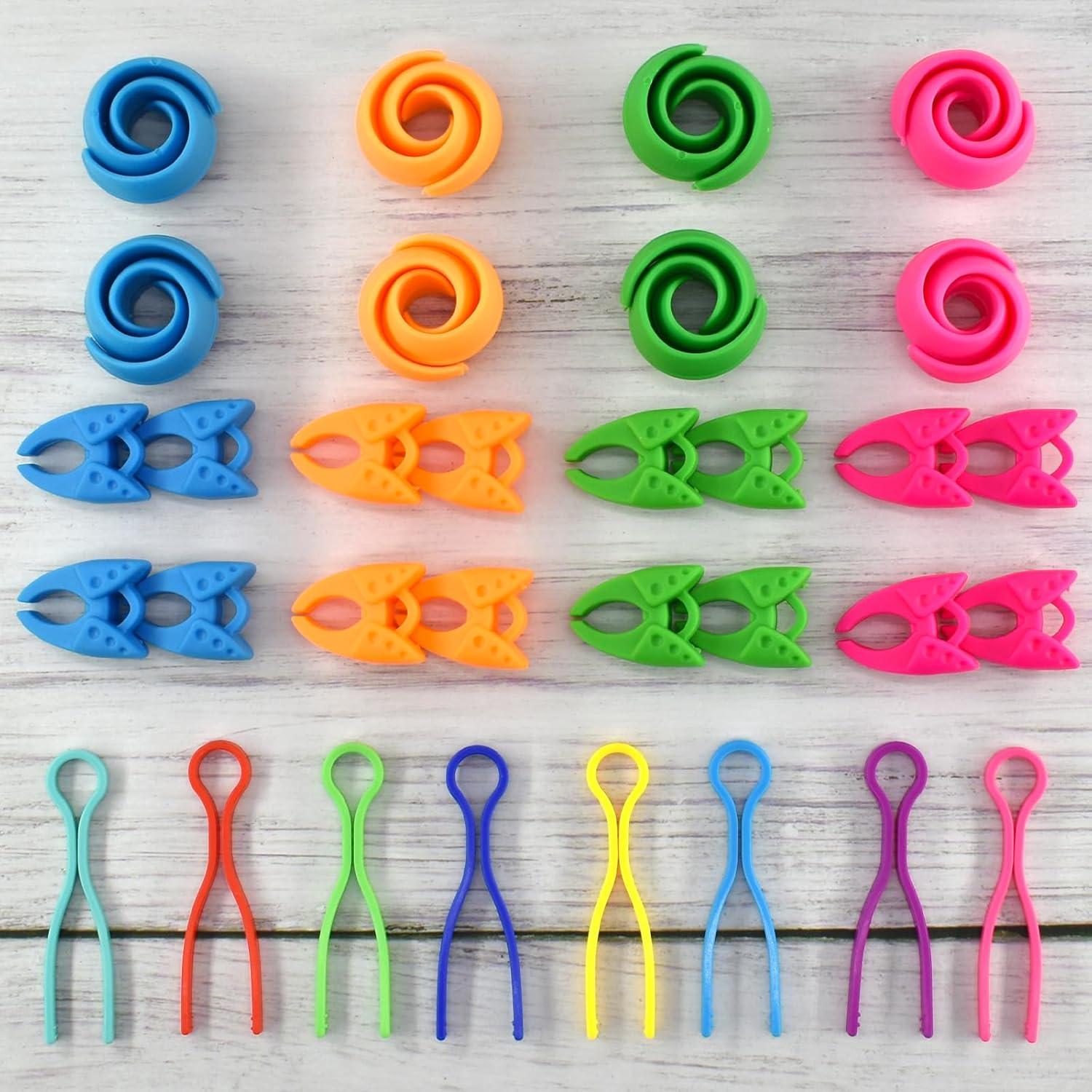 40 Sujetadores de Hilo de Bobina BDS-HOME - Silicona y Plástico