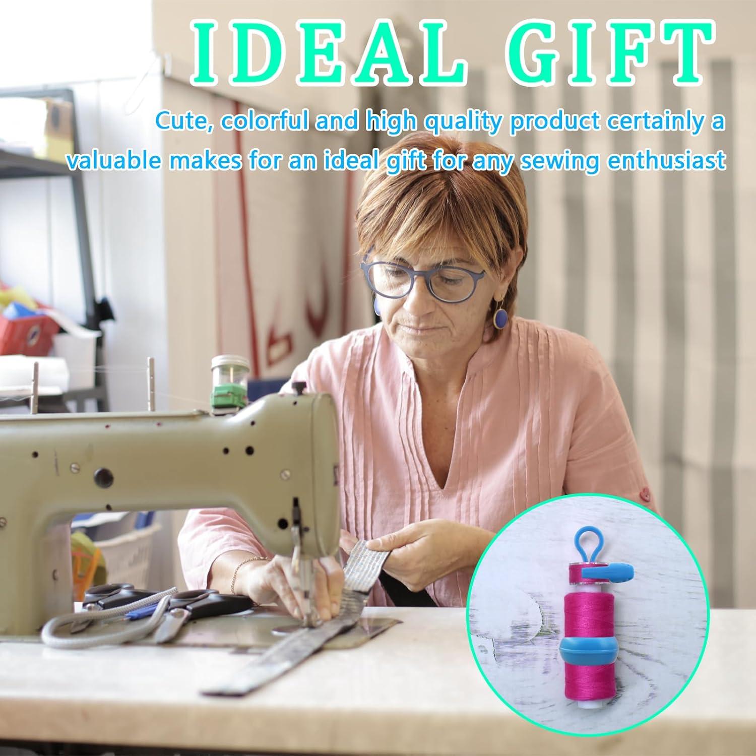 40 Sujetadores de Hilo de Bobina BDS-HOME - Silicona y Plástico