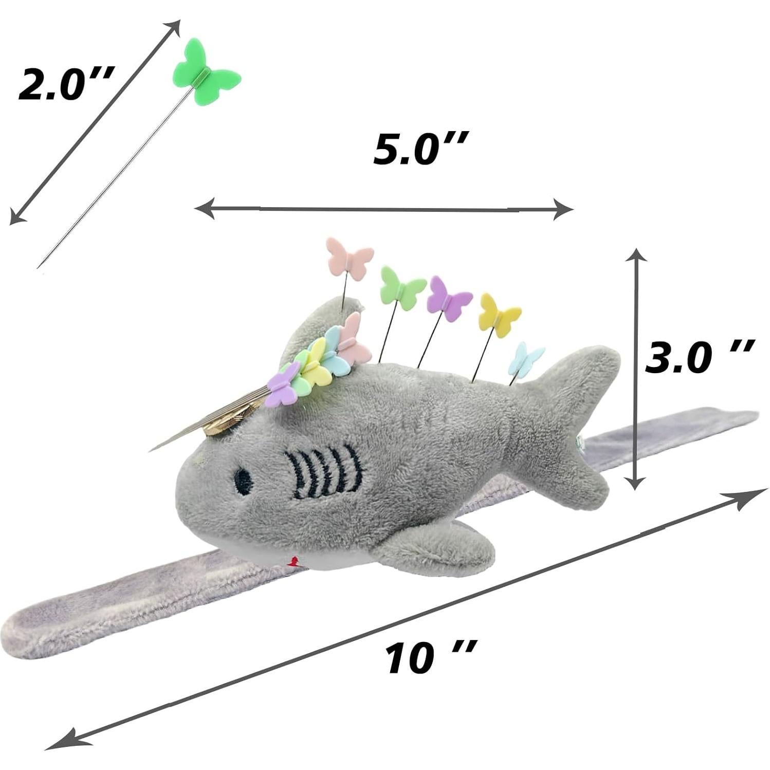 Almohadilla de Muñeca Tiburón ZDSH con 50 Alfileres Mariposa