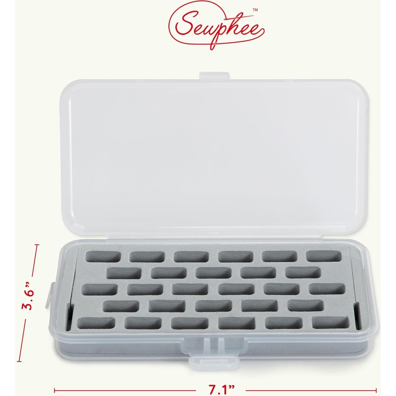 Caja de Almacenamiento de Bobinas Sewphee - 56 Compartimentos