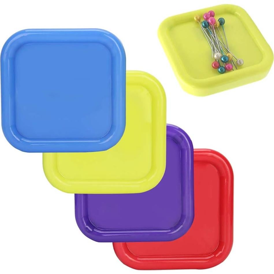 Almohadilla Magnética para Costura GLOGLOW - 4 Piezas, 8.5x2.2cm