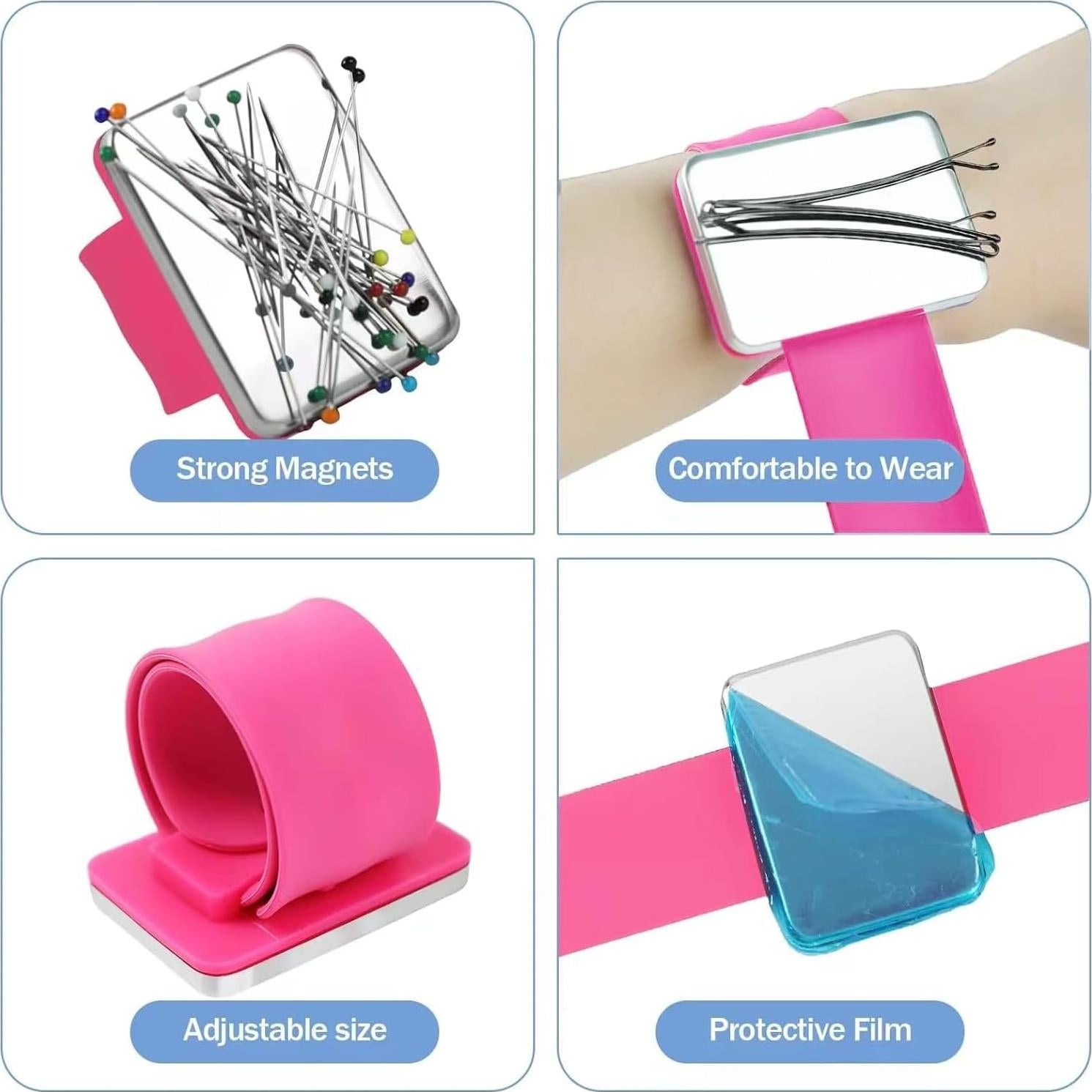 Cojín de Imán para Muñeca Hilltian con Base de Madera