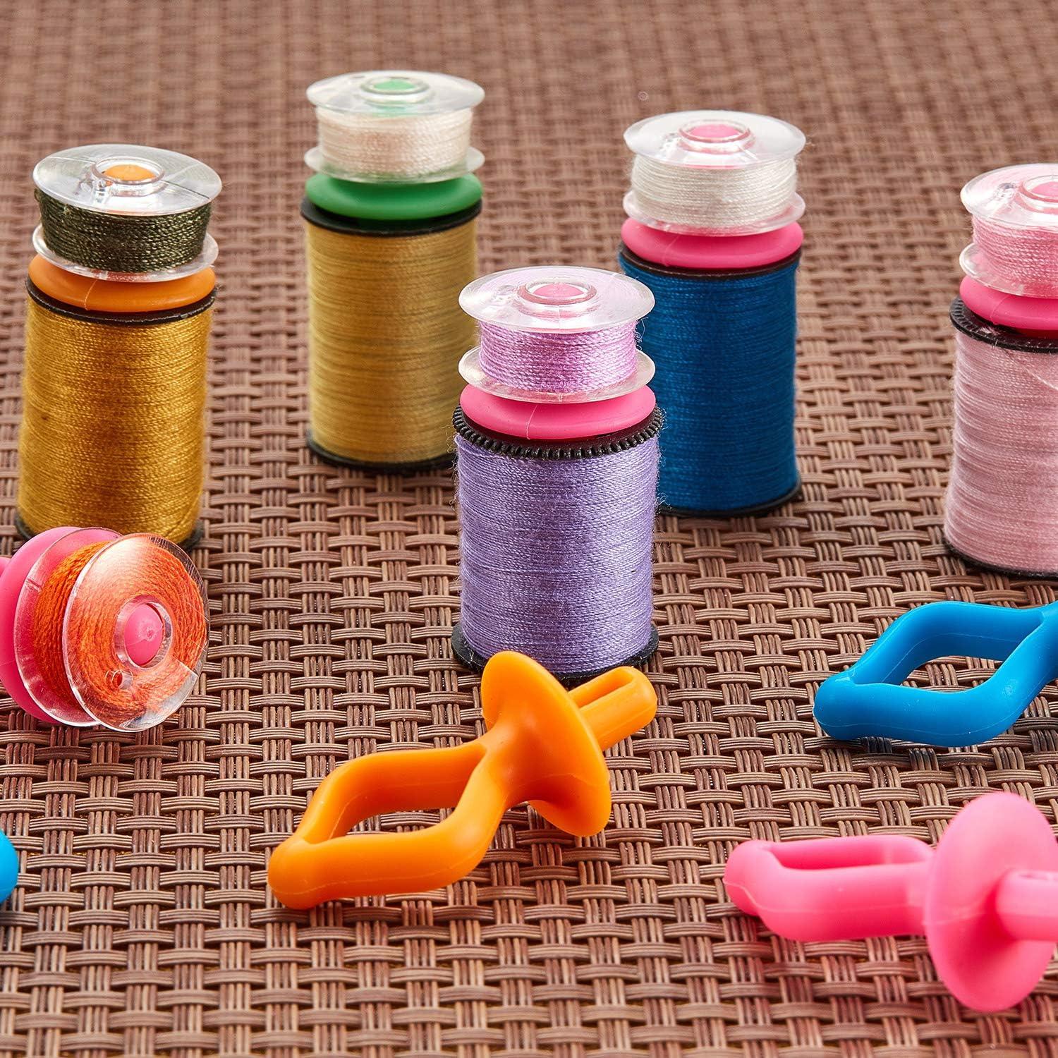 WILLBOND 60 Sujetadores de Bobina de Silicona para Costura