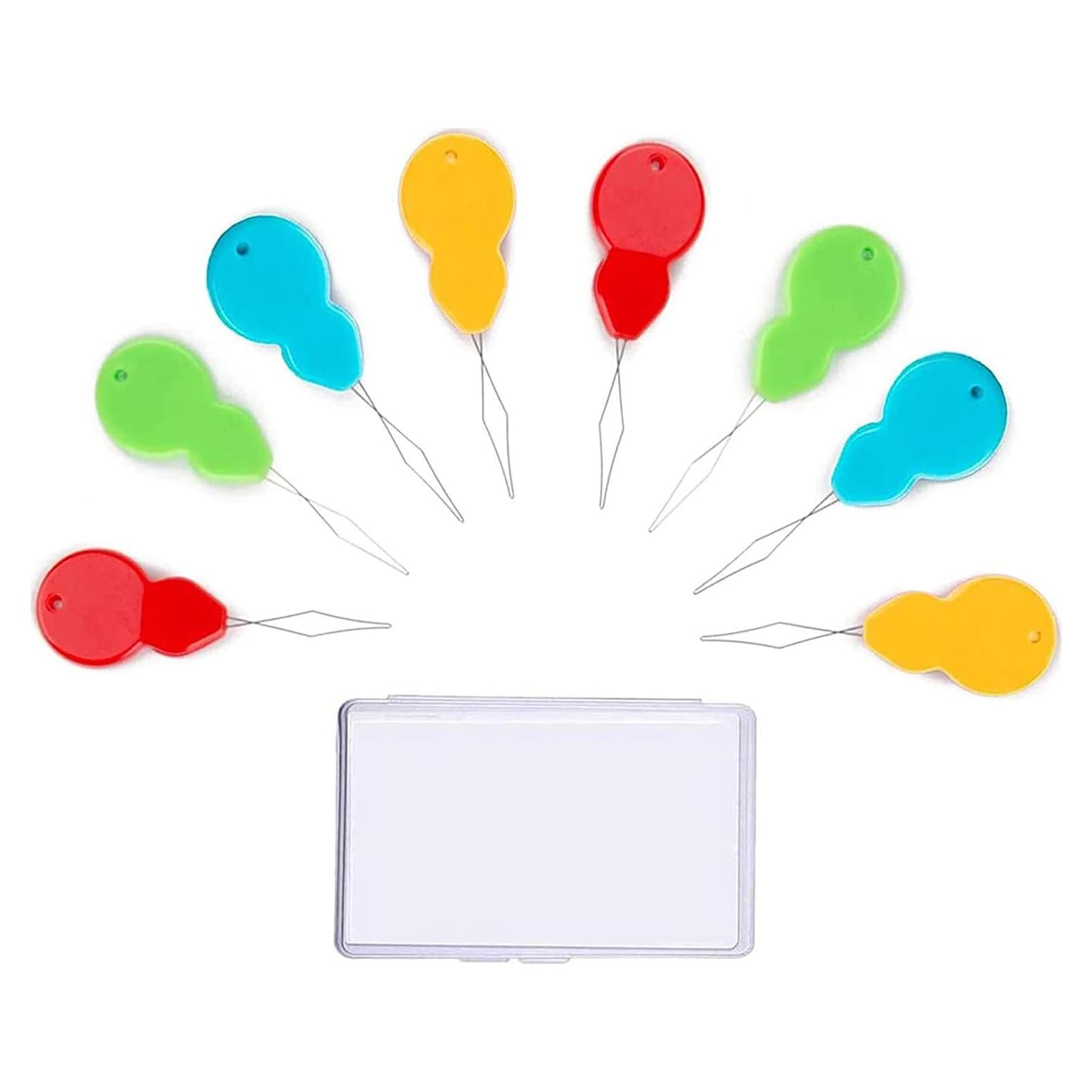 30 Enhebradores de Aguja Phinus de Plástico Multicolor