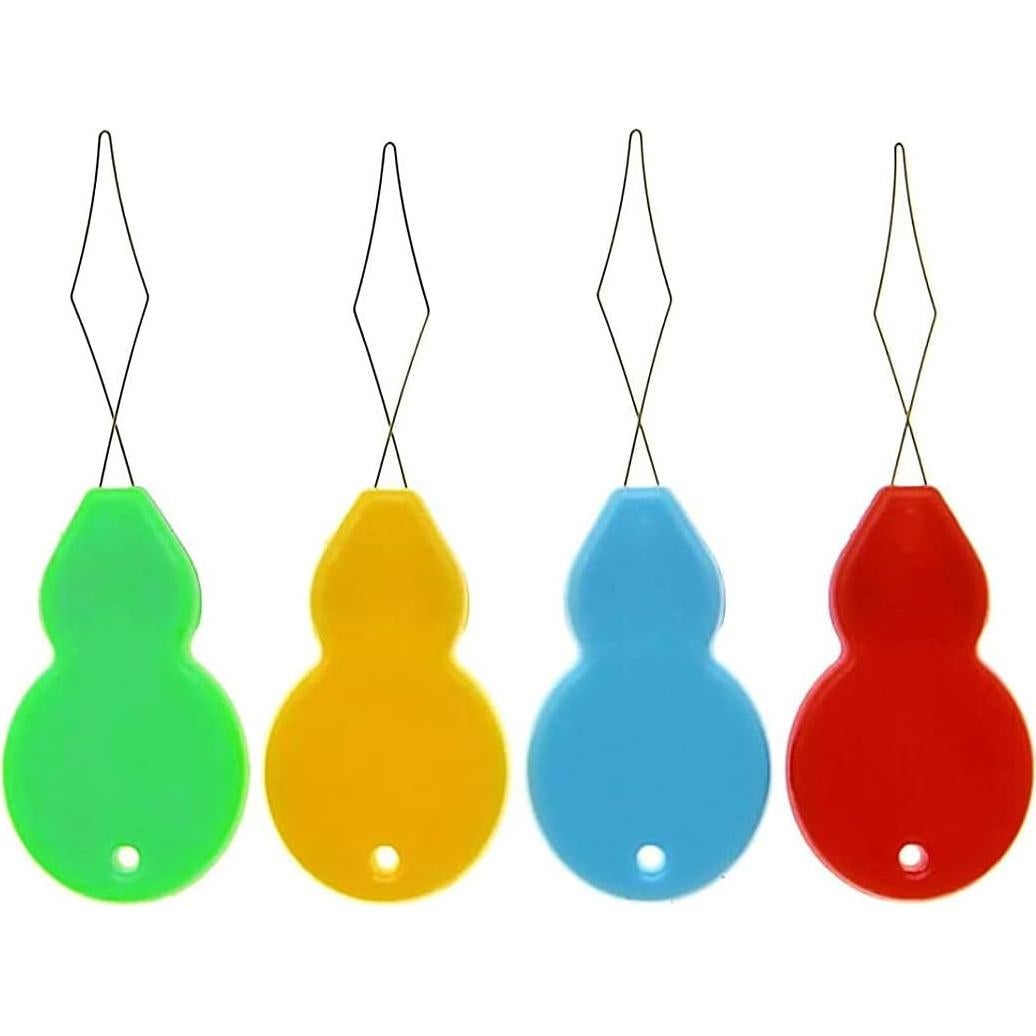 30 Enhebradores de Aguja Phinus de Plástico Multicolor