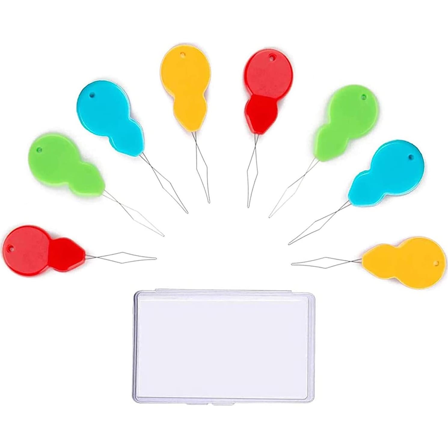 30 Enhebradores de Aguja Phinus de Plástico Multicolor