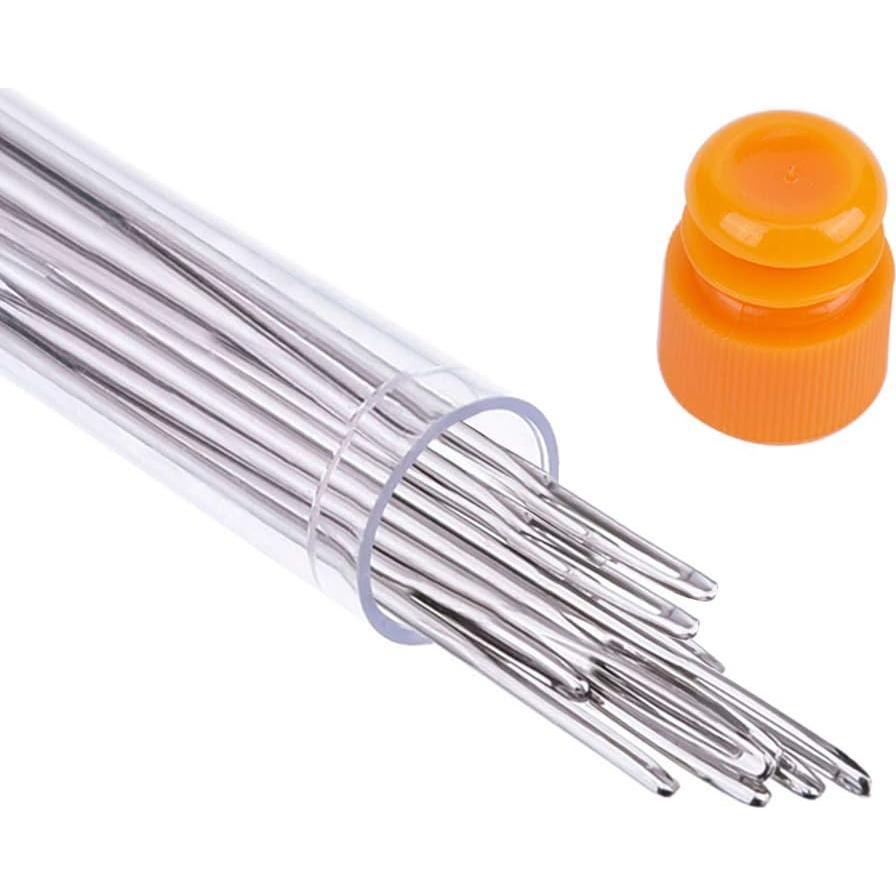 Juego de Agujas de Coser JNENERY 23 Piezas Ojo Grande 6cm