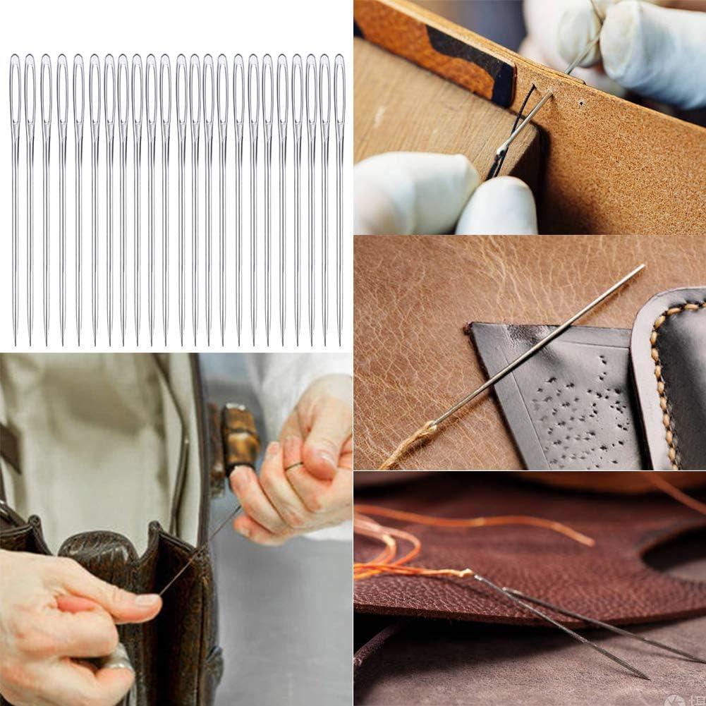 Juego de Agujas de Coser JNENERY 23 Piezas Ojo Grande 6cm