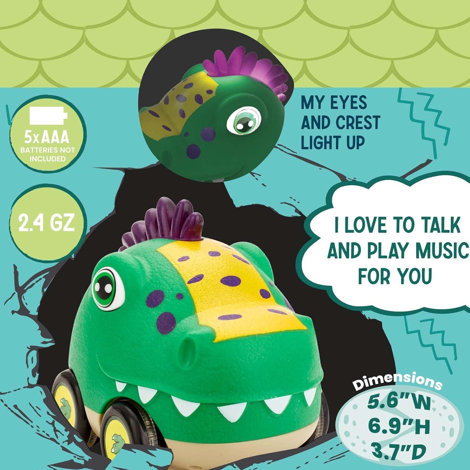 Coche RC Dino Spike Flybar 12.7x7.6x17.8cm para Niños