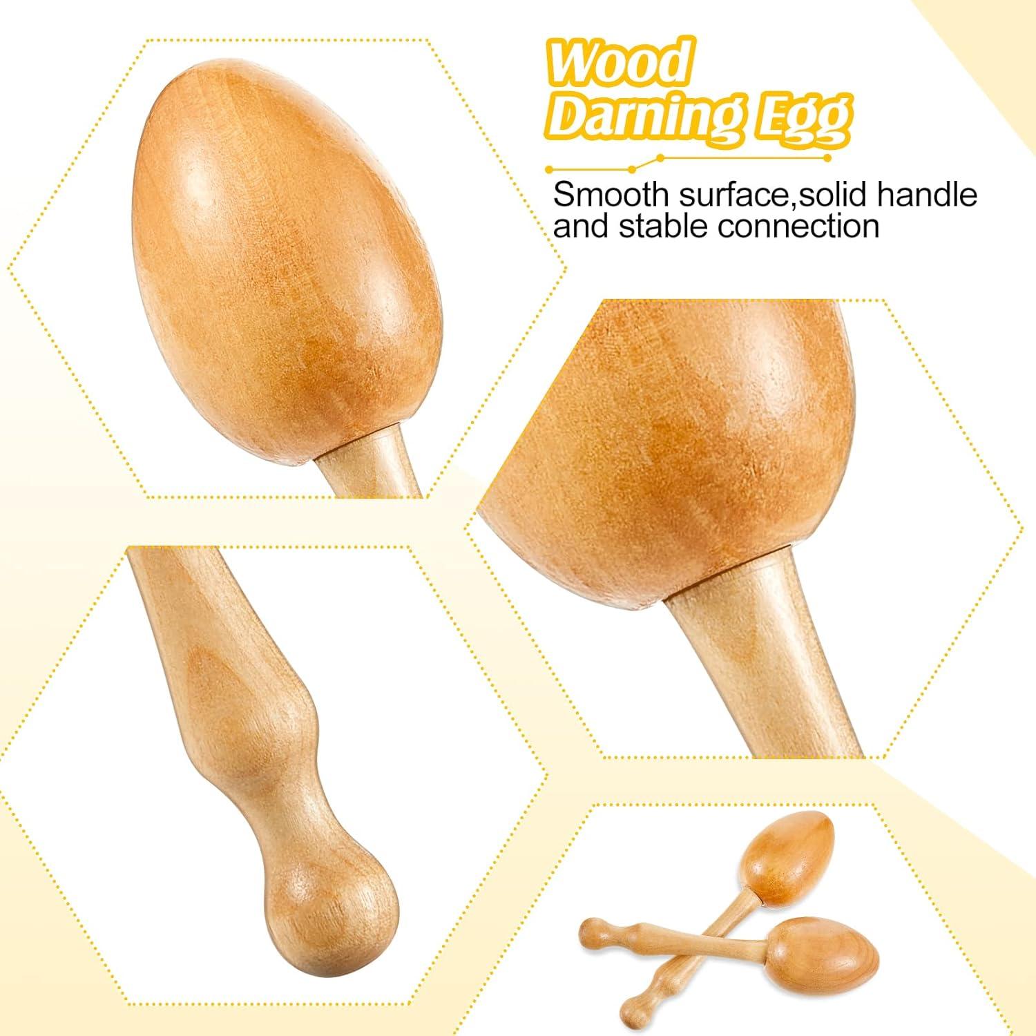 Kit de Remendar Jexine con Huevo de Madera y Hilos 16 Colores