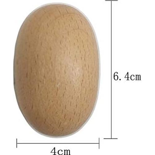 Huevo de Remendar ShineBear de Madera 6.4x4cm Herramienta de Costura