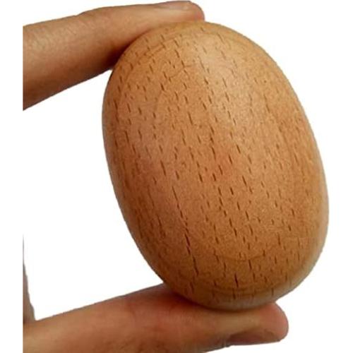 Huevo de Remendar ShineBear de Madera 6.4x4cm Herramienta de Costura