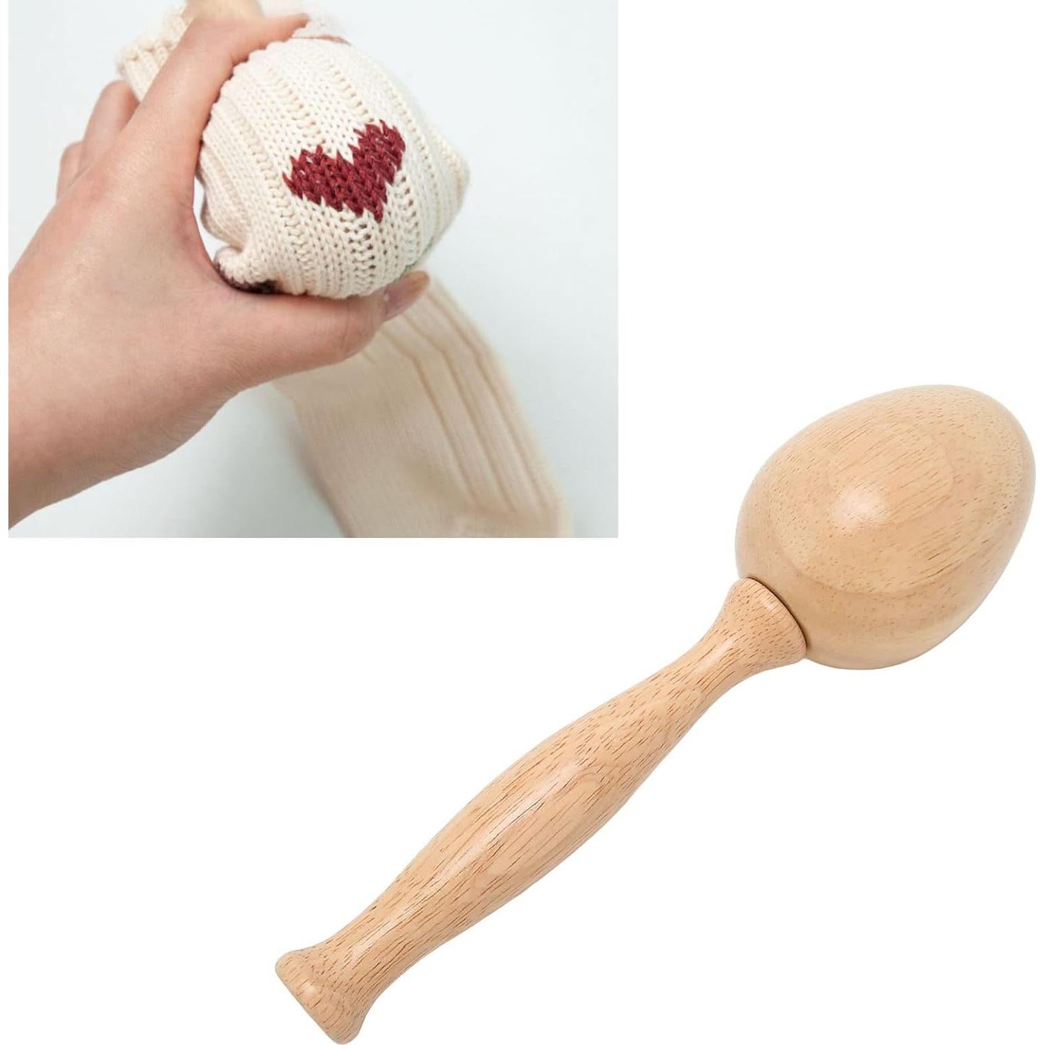 Kit de Agujas de Remendar Pssopp con Mango Curvado de Madera