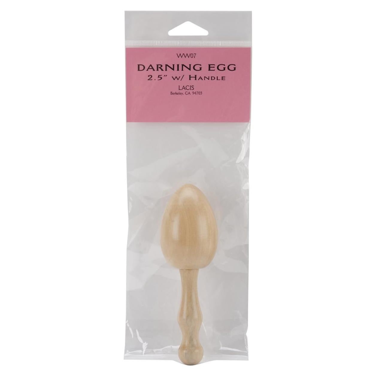 Huevo de Remendar Lacis de Madera 12.7 cm