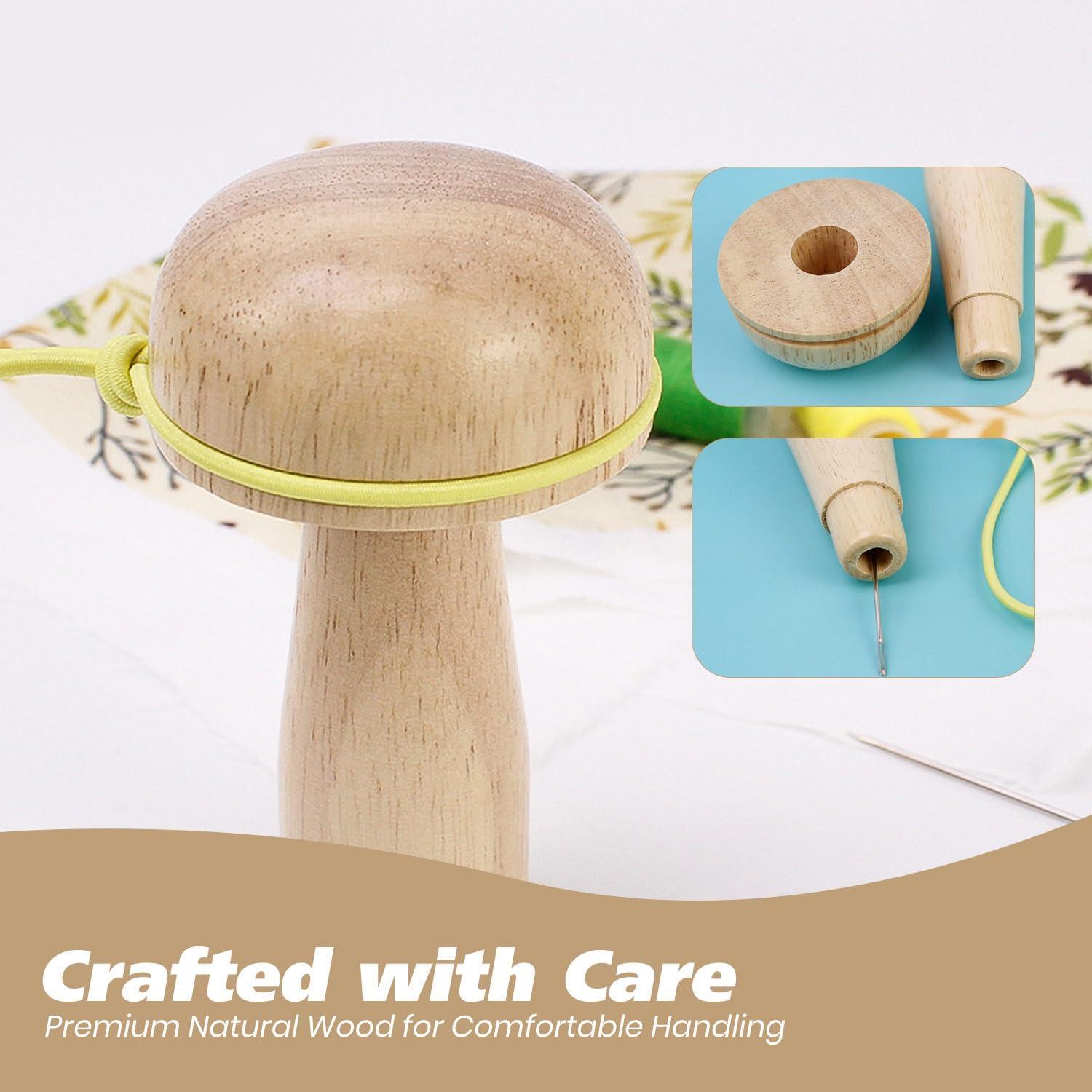 Herramienta de Remendado de Hongo YAFIYGI - Madera Natural