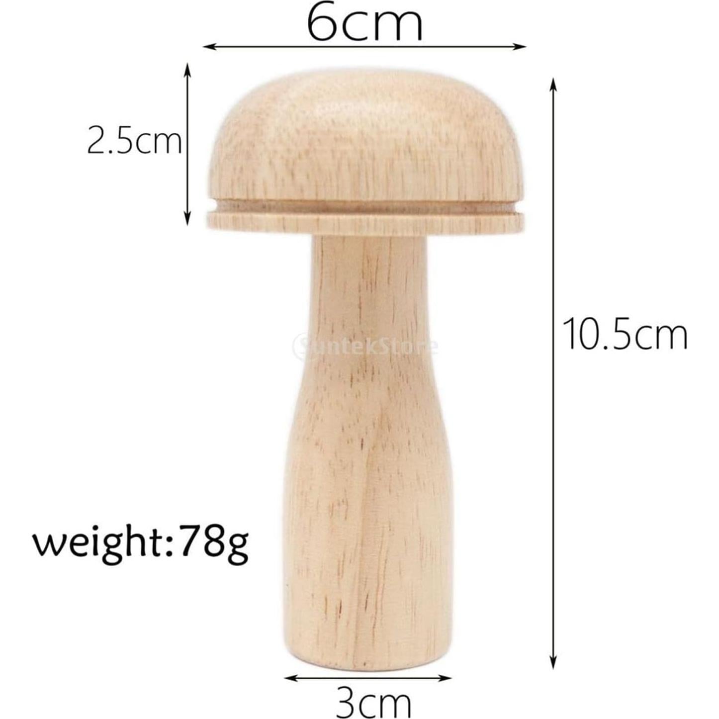 Hongo de Remendar de Madera Marsrut 10.5x6cm para Ropa