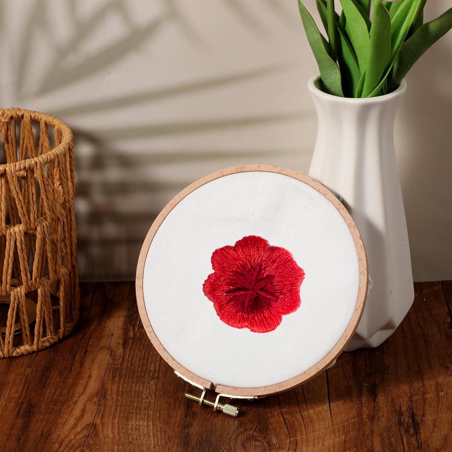 Paquete de 2 Aros de Bordado de Madera de Haya 16.5cm y 19cm