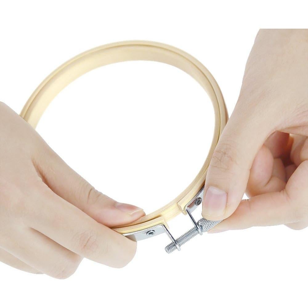 Juego de Aros de Bordado Caydo 12 Piezas 15 cm Redondos