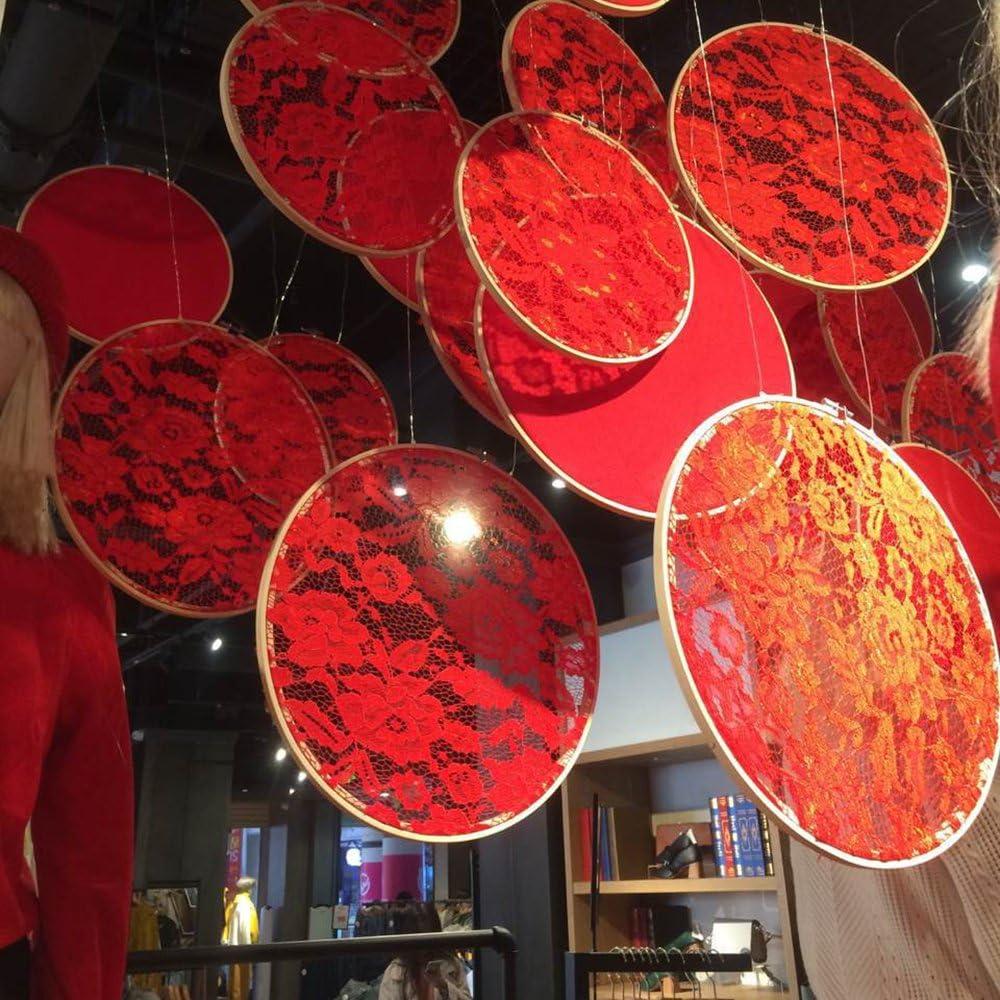 Juego de Aros de Bordado Caydo 12 Piezas 15 cm Redondos