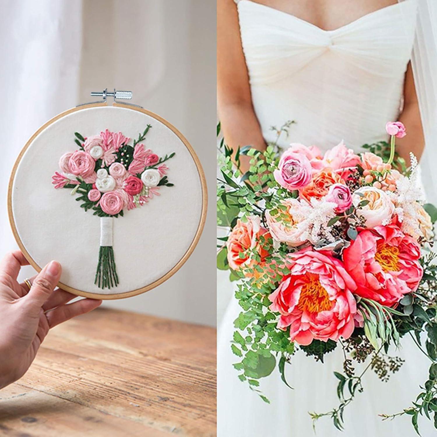 Aros de Bordado Similane 5 Piezas de Bambú 13-26 cm