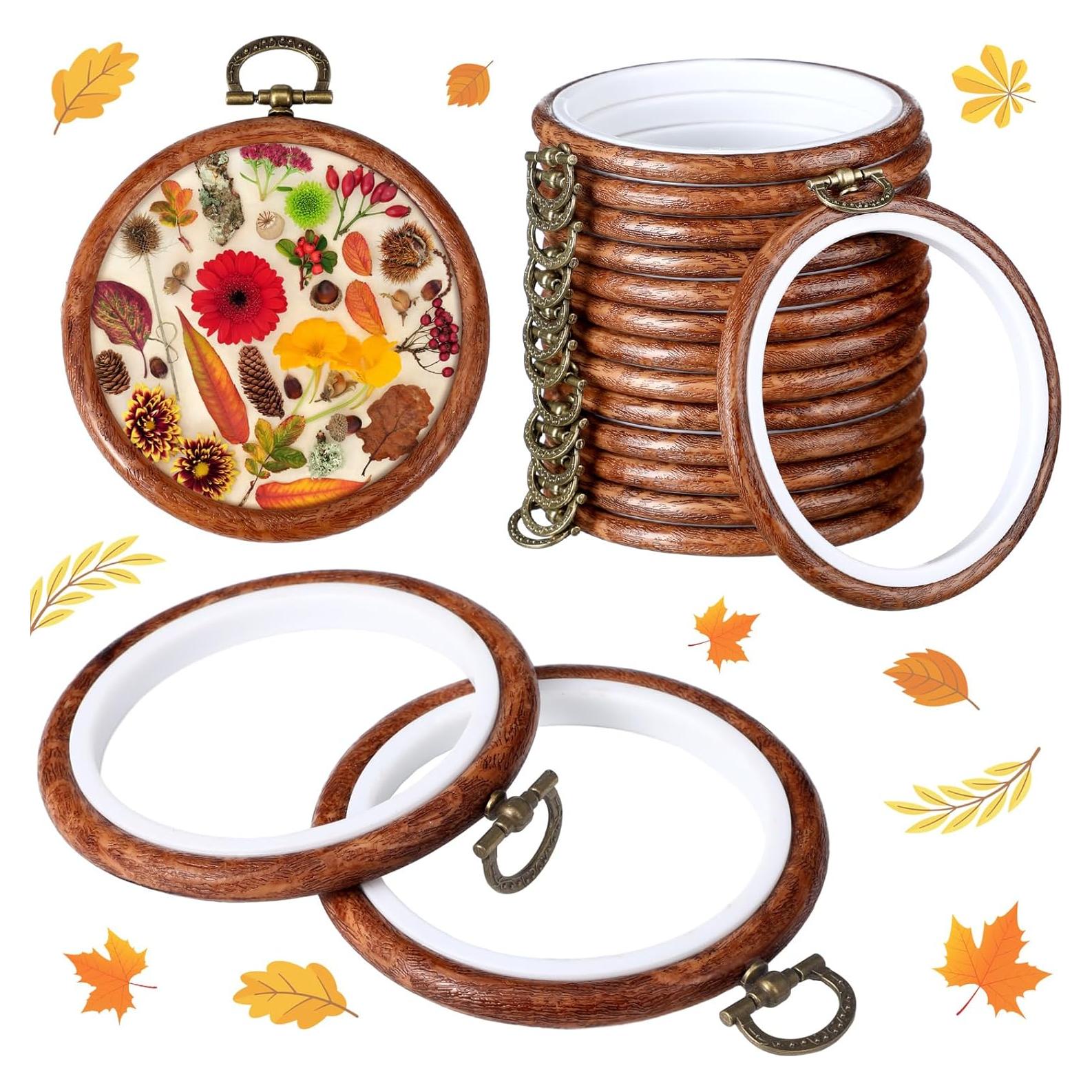 Aros de Bordado Burbell 15 Pcs 9 cm para Manualidades