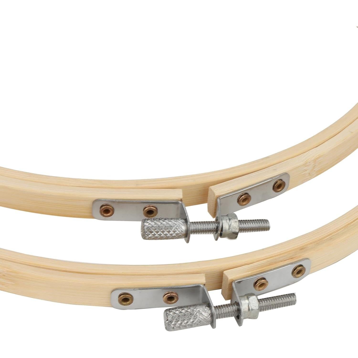 Aros de Bordado de Bambú SENJEOK 20 Piezas 20cm