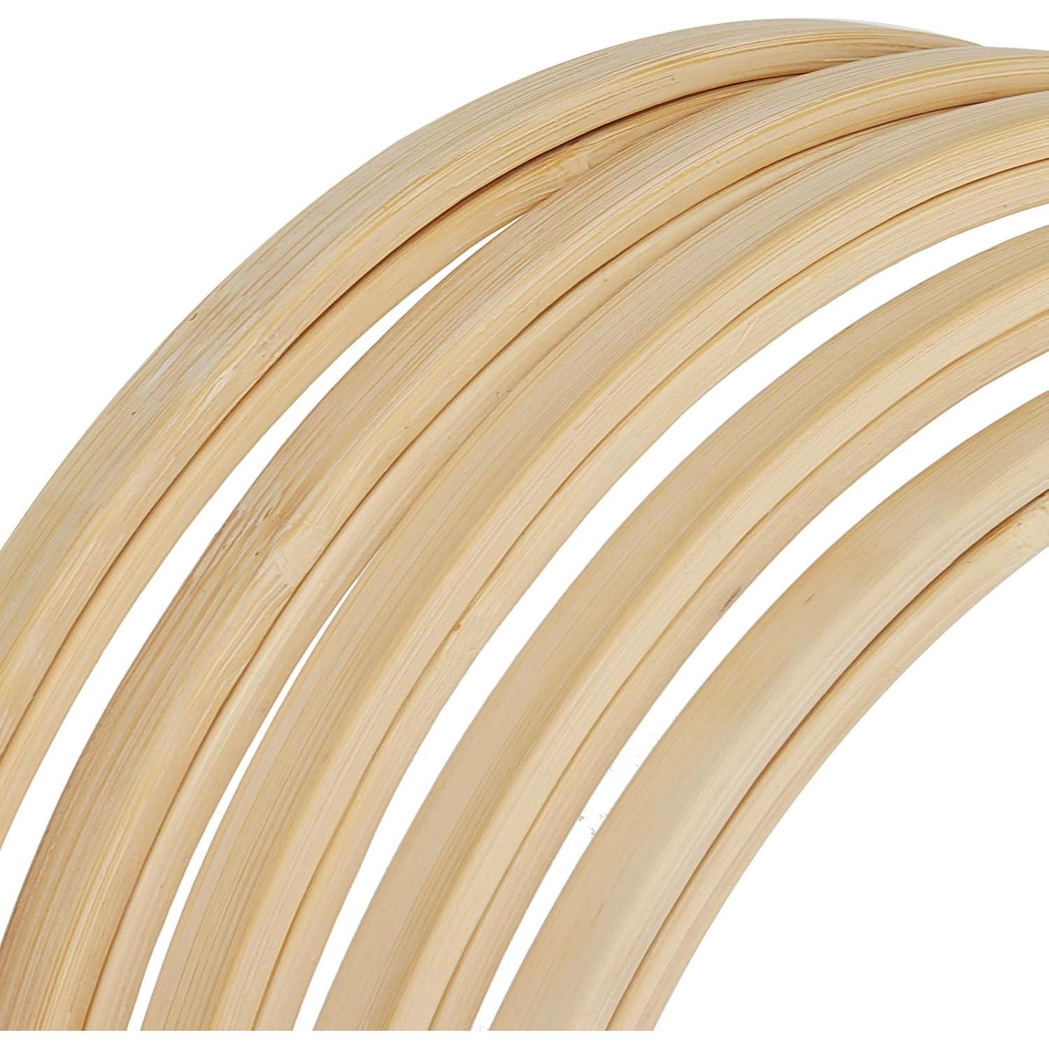 Aros de Bordado de Bambú SENJEOK 20 Piezas 20cm