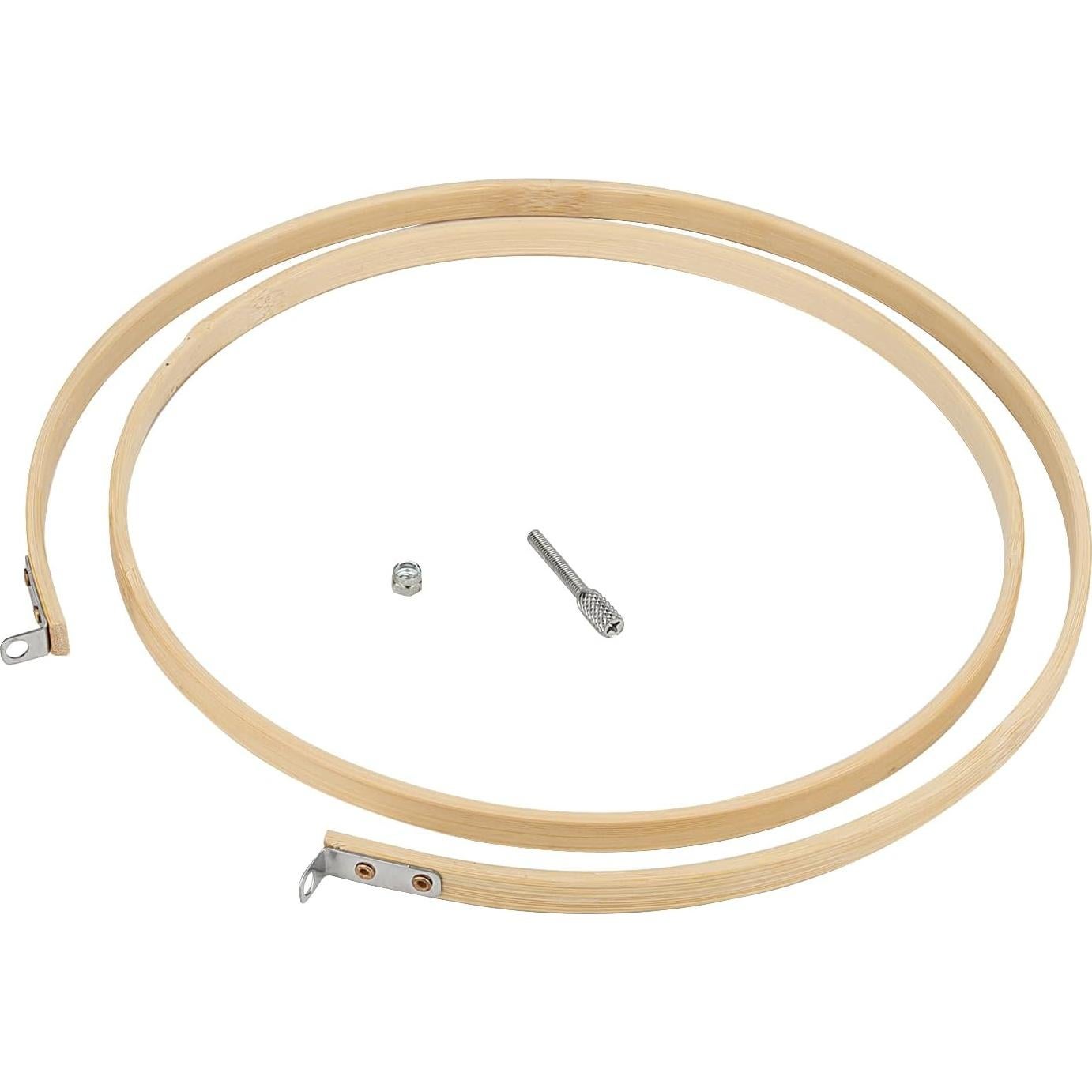 Aros de Bordado de Bambú SENJEOK 20 Piezas 20cm