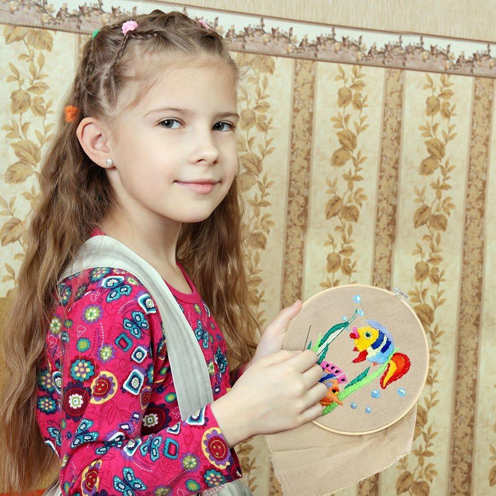 Aro de Bordado Caydo 30.48 cm Madera Natural para Manualidades