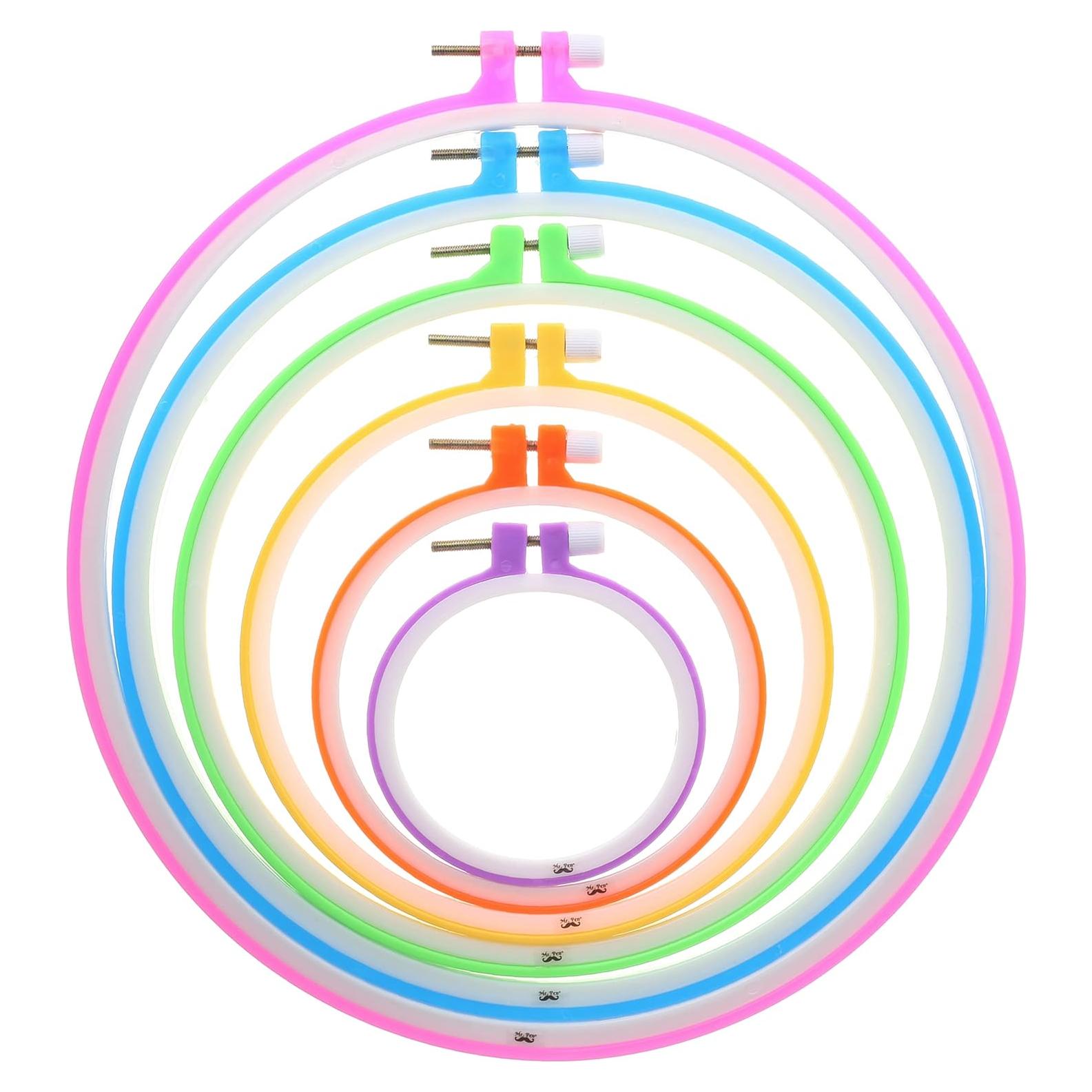 Juego de Aros de Bordado Mr. Pen 6 Piezas 8.6 a 25.9 cm