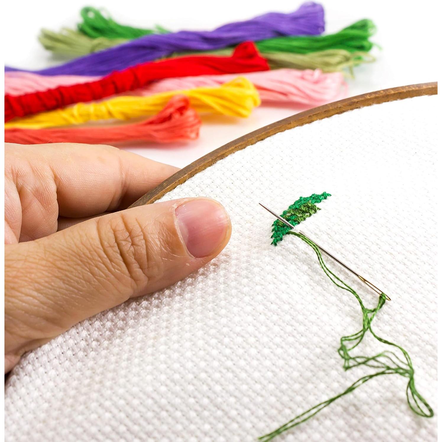 Aros de Bordado Celley Ovalados Vintage 3 Pcs 18x25 cm