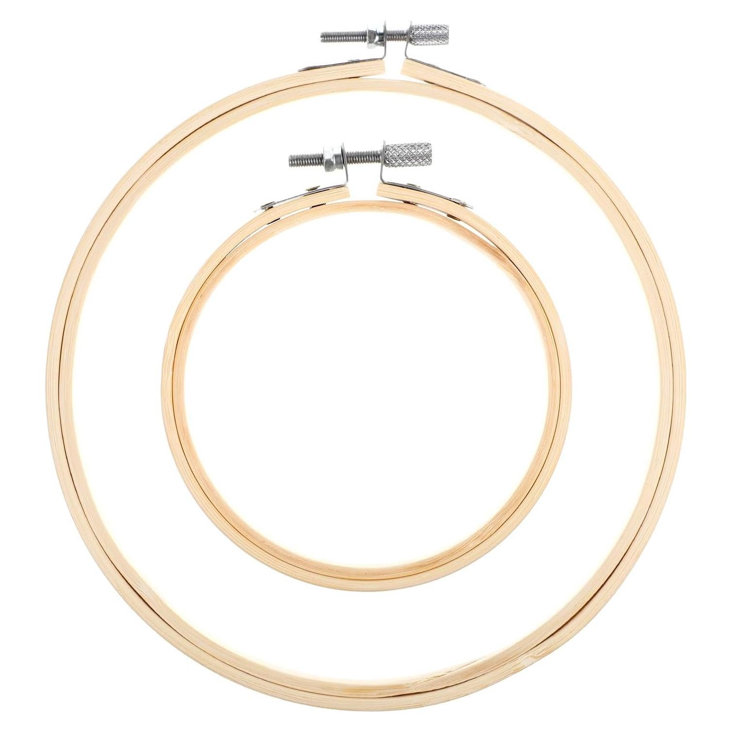 Aros de Bordado Redondos Simarro 10cm y 15cm de Bambú