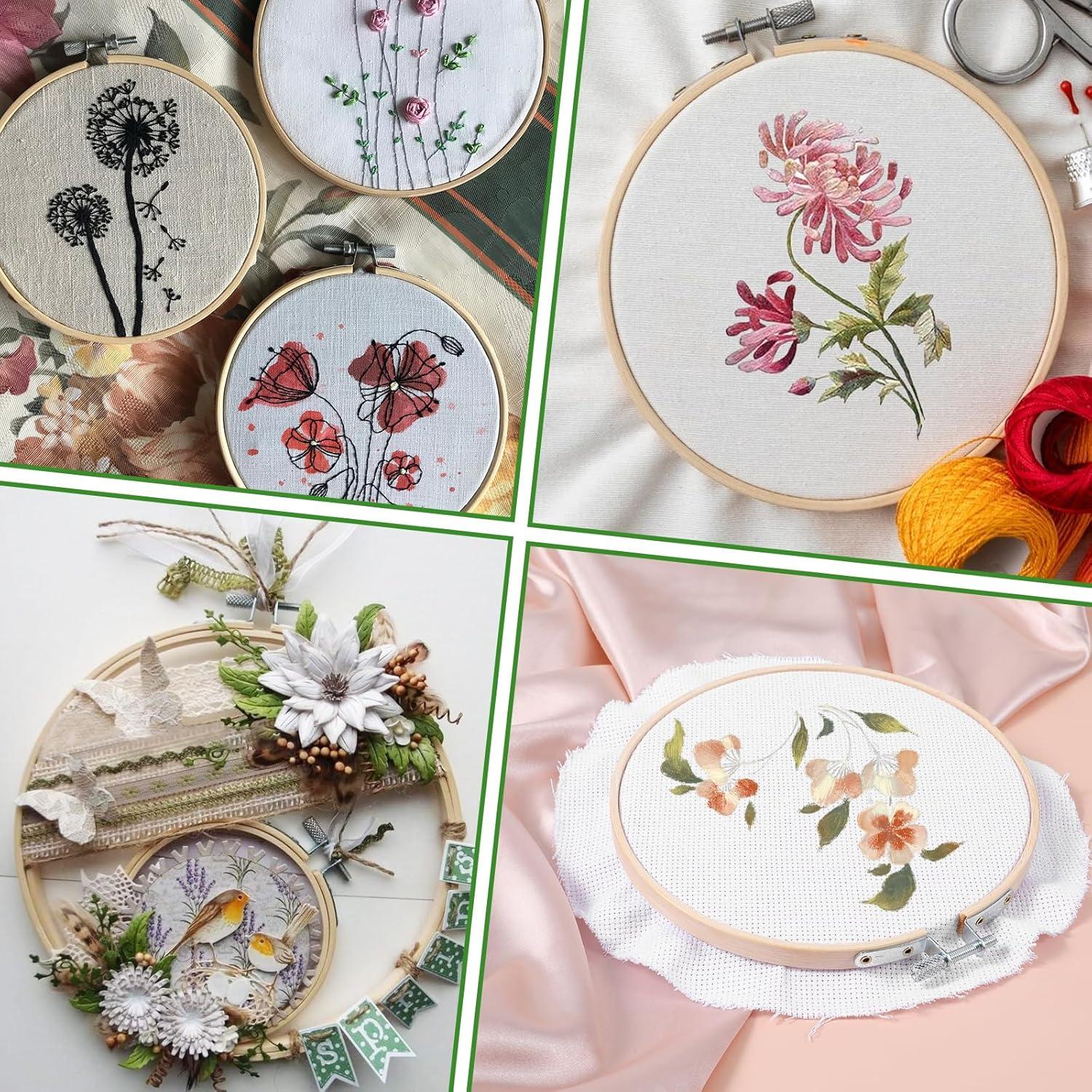 Aros de Bordado Redondos Simarro 10cm y 15cm de Bambú