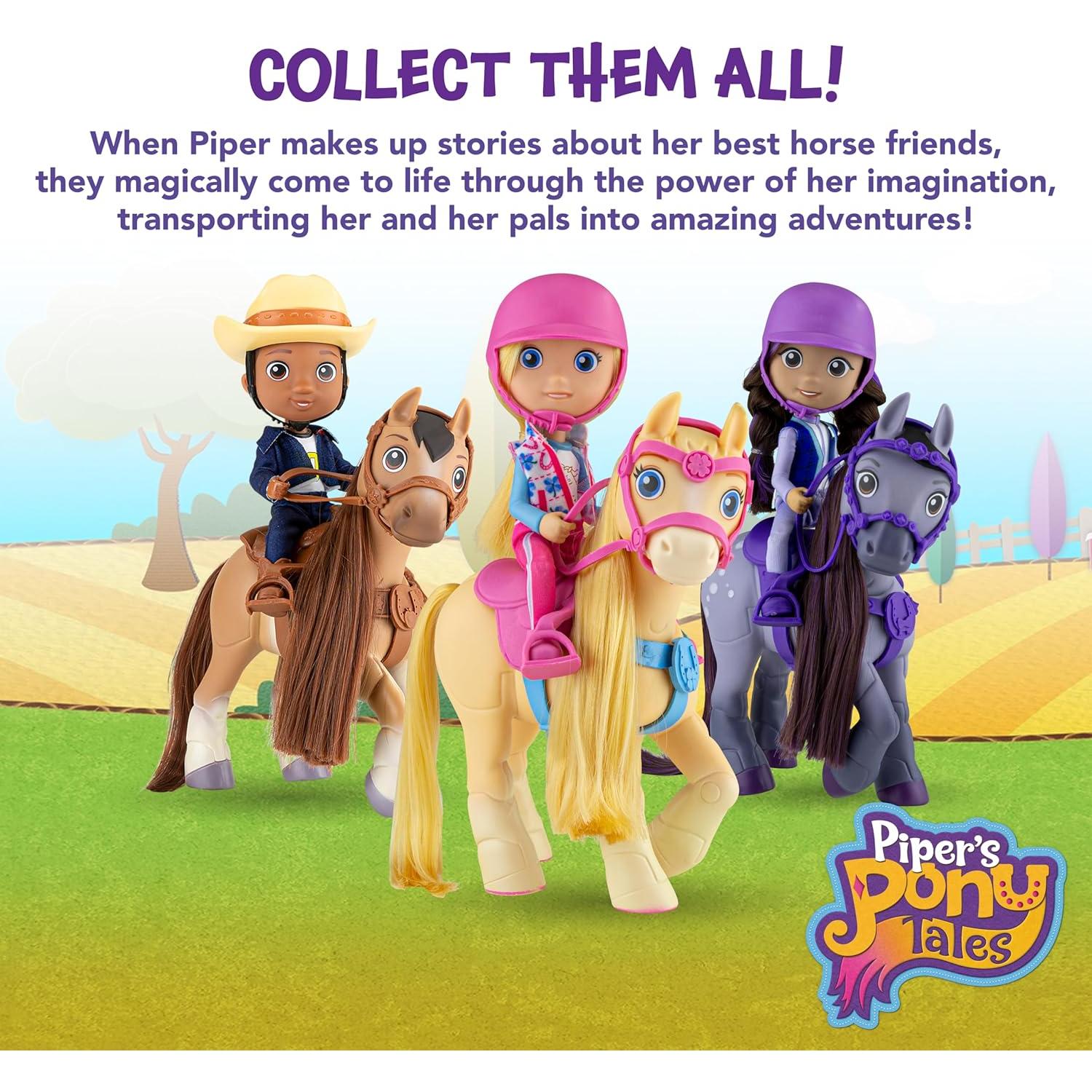 Conjunto Muñeca y Pony Breyer Piper y Spark 15 cm