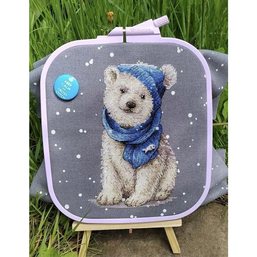 Aro de Bordado Rectangular NURGE Lila Pequeño 14.5x16.5cm