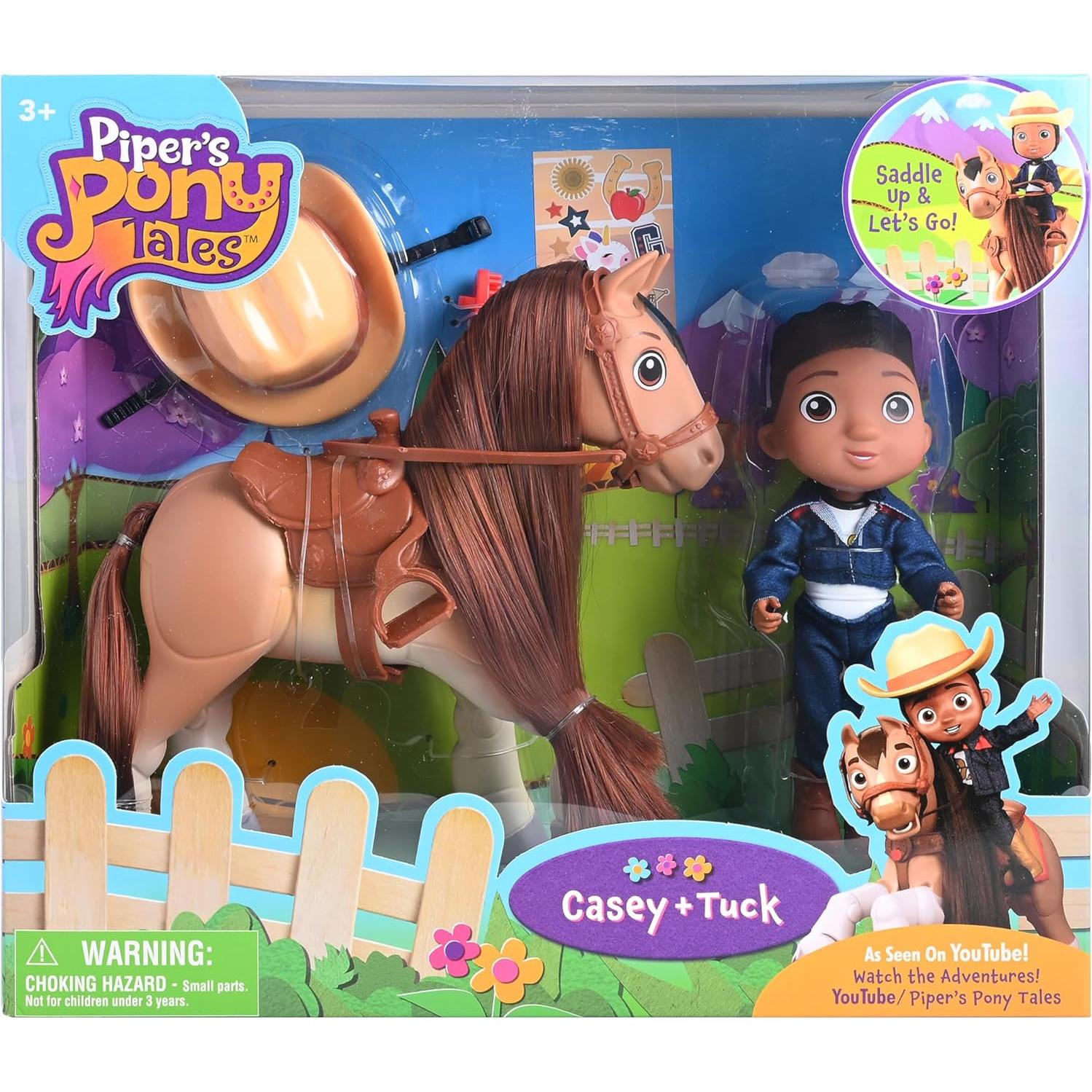 Conjunto Muñeca y Pony Breyer Casey y Tuck 15 cm