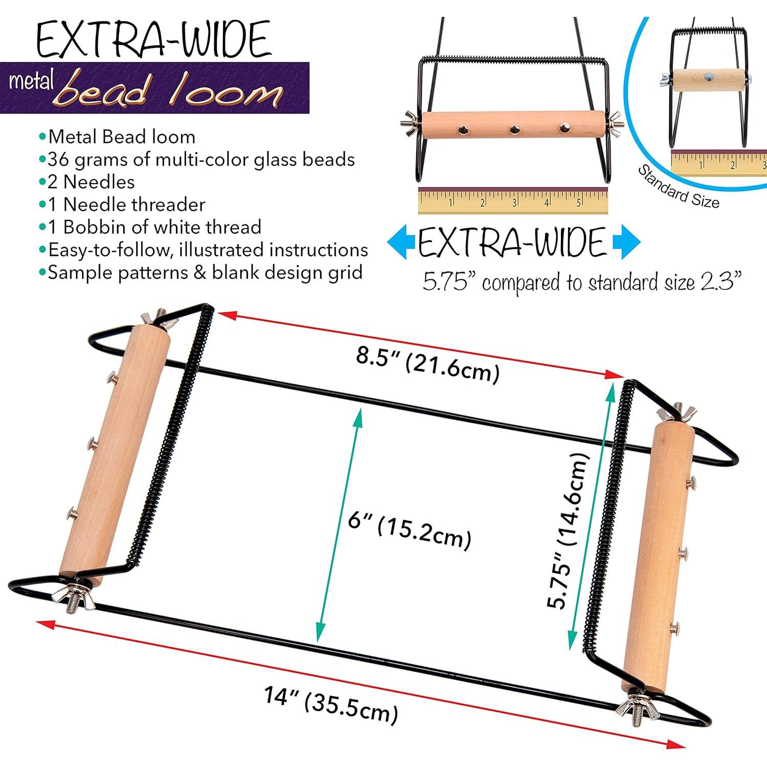 Kit de Telar de Cuentas The Beadsmith Extra Ancho 36.83x21.59cm
