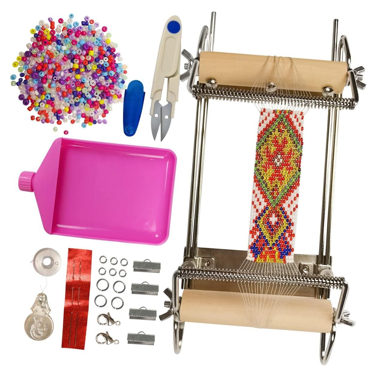 Kit de Telar de Perlas Hobbyworker con Perlas y Accesorios