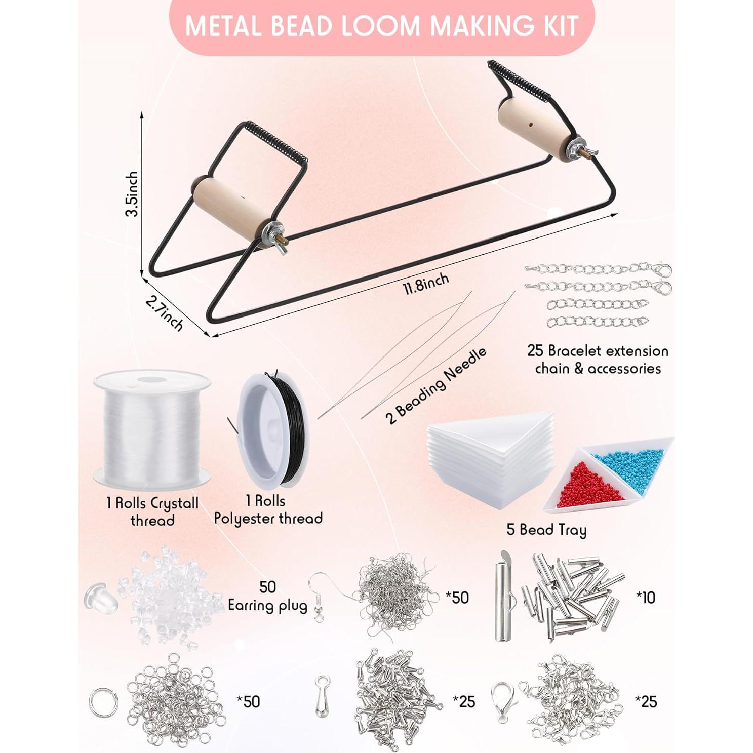 Kit de telar de cuentas Jexine 24000 piezas 48 colores 2mm