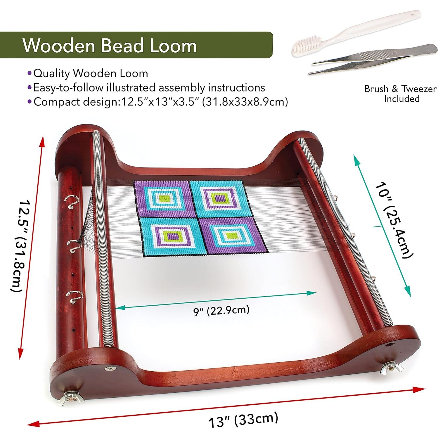 Telar de Cuentas de Madera The Beadsmith 31.75x33.02 cm