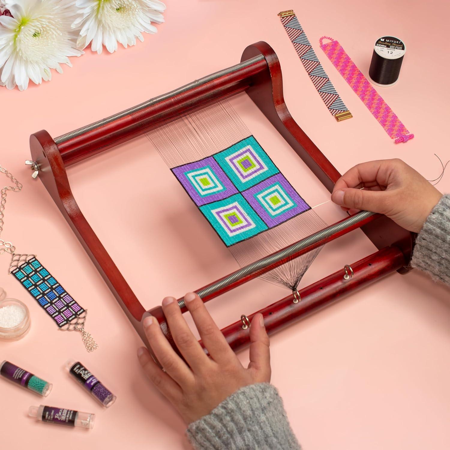 Telar de Cuentas de Madera The Beadsmith 31.75x33.02 cm