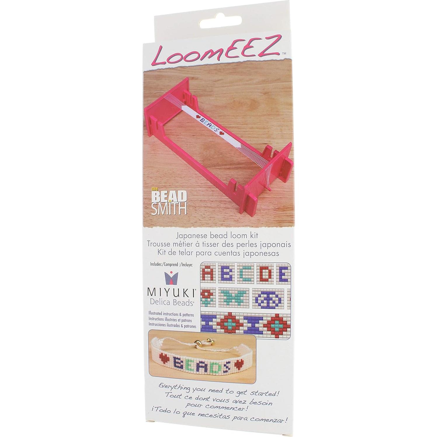 Kit de Telar de Cuentas LoomEEZ The Beadsmith - Ajustable, 3 Longitudes