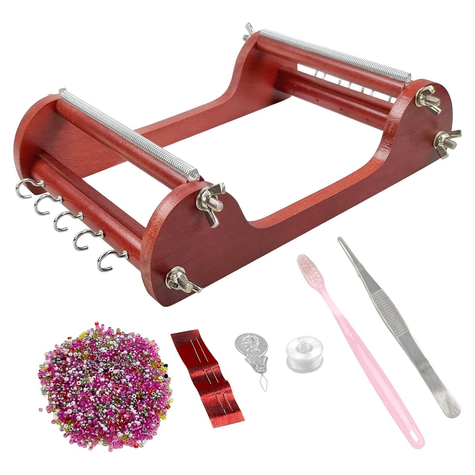 Kit de Telar de Perlas de Madera INDIVSHOW 20g Semilla