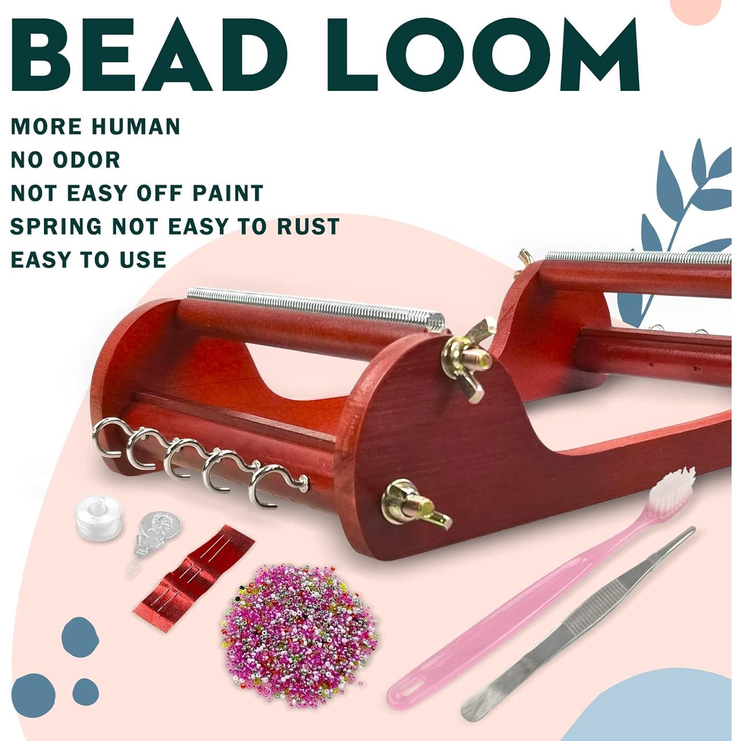 Kit de Telar de Perlas de Madera INDIVSHOW 20g Semilla