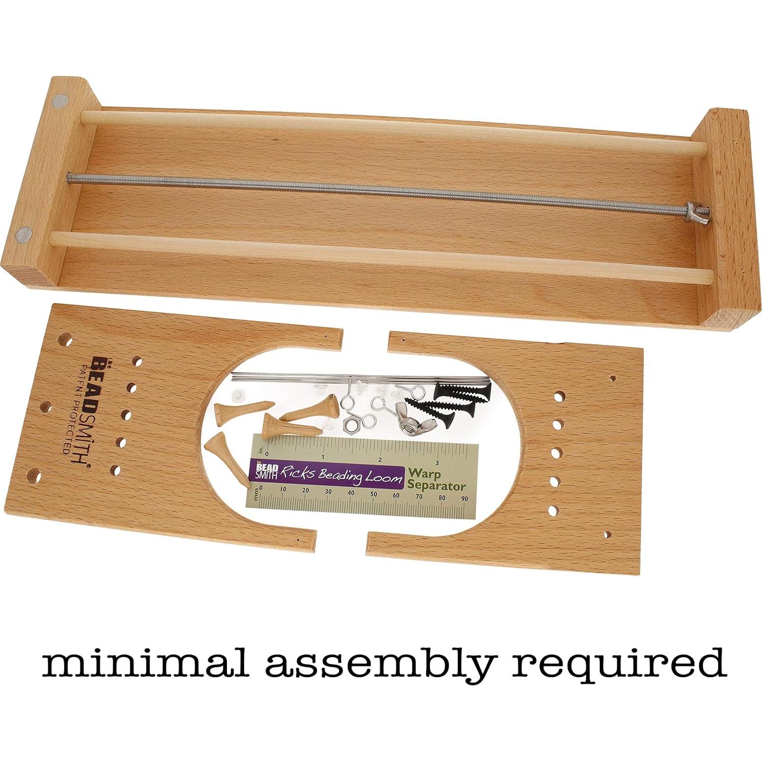 Telar de Cuentas The Beadsmith RV-LOOM2 Ajustable Madera